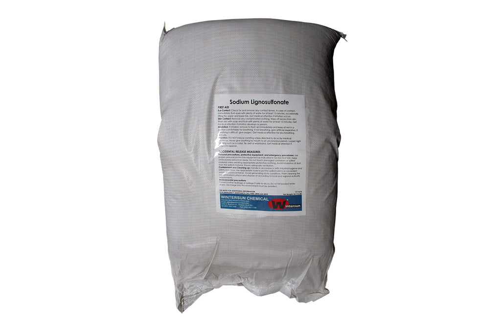 Sodium Lignosulfonate [C20H24Na2O10S2] [CAS_8061-51-6] Powder, Yellow Brown (55.12 Lb Bag)