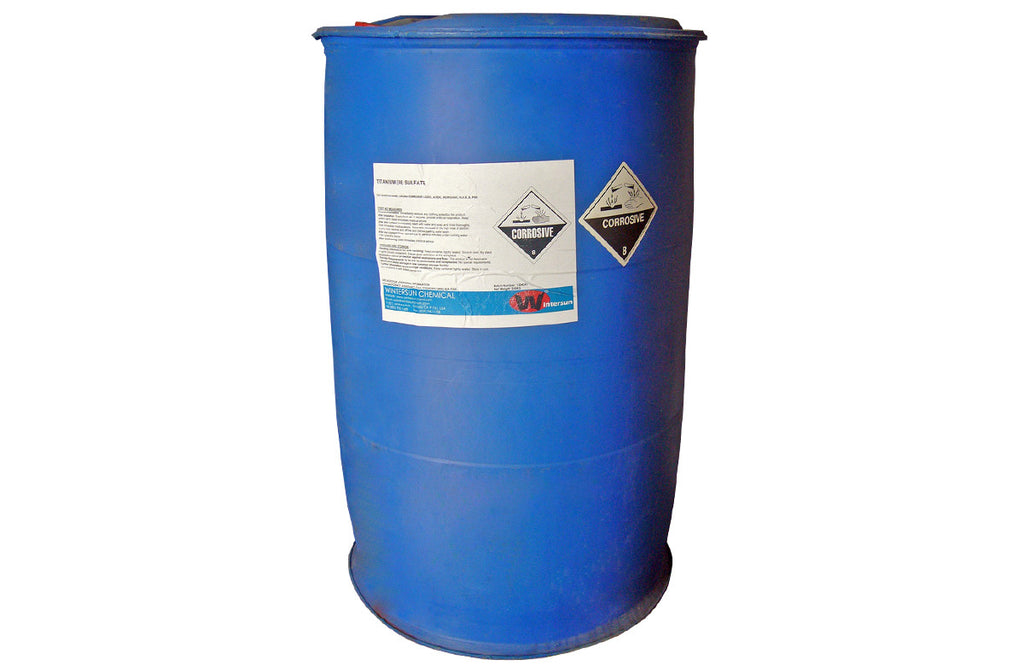 Titanium (III) Sulfate [Ti2(SO4)3] [CAS_19495-80-8] Purple Liquid (551.12 Lb Drum)