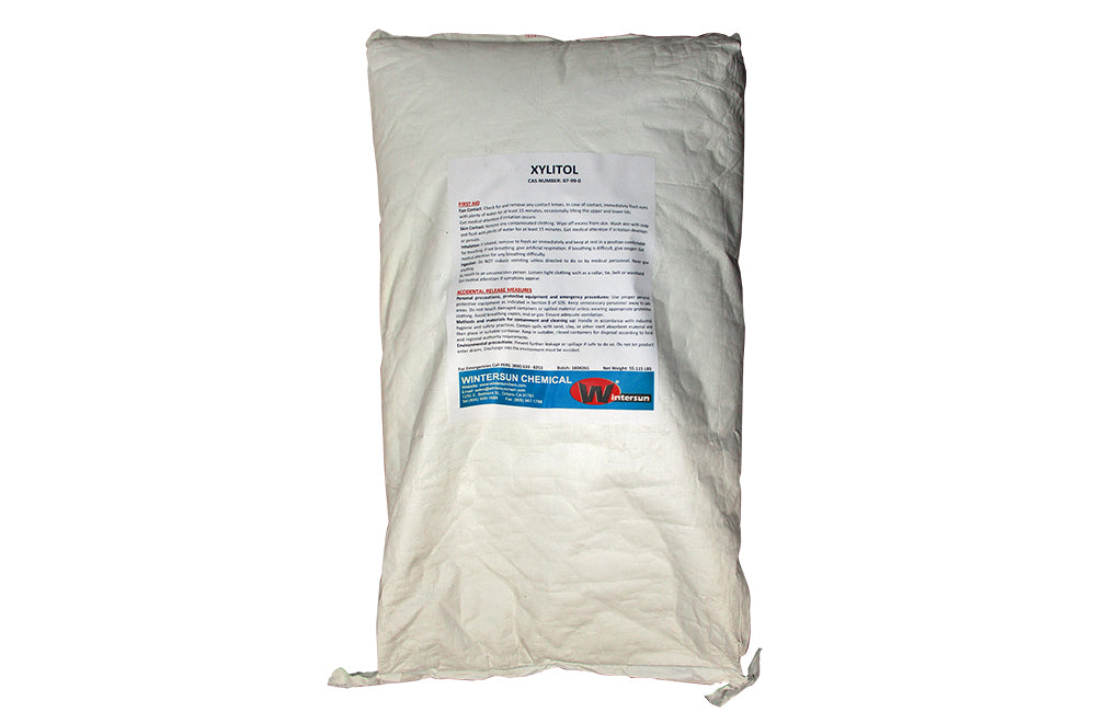 Xylitol [HOCH2[CH(OH)]3CH2OH] [CAS_201-788-0] FCC/USP +99.5% Powder 55.12 LB Bag